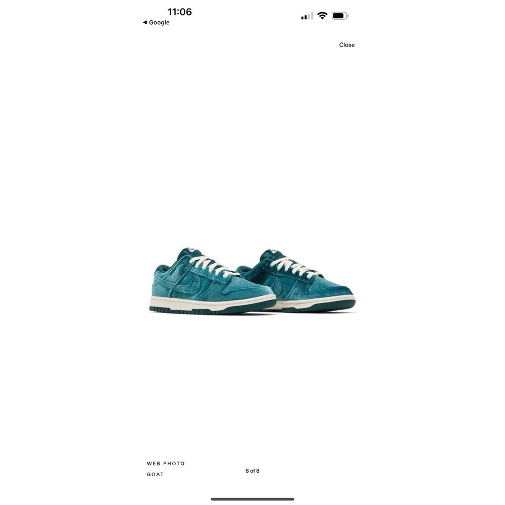 Nike Green Velvet Dunks 10